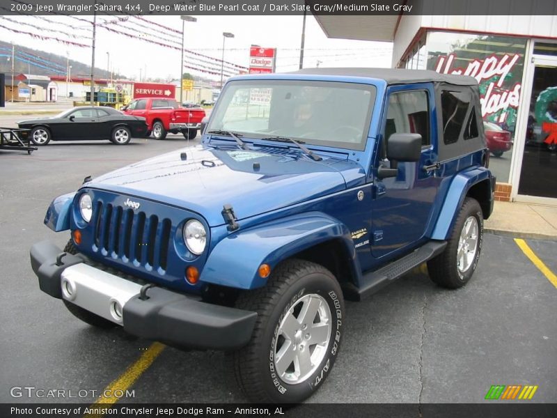 Deep Water Blue Pearl Coat / Dark Slate Gray/Medium Slate Gray 2009 Jeep Wrangler Sahara 4x4