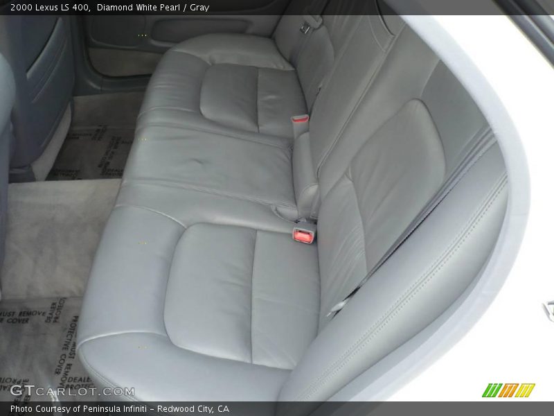 Diamond White Pearl / Gray 2000 Lexus LS 400