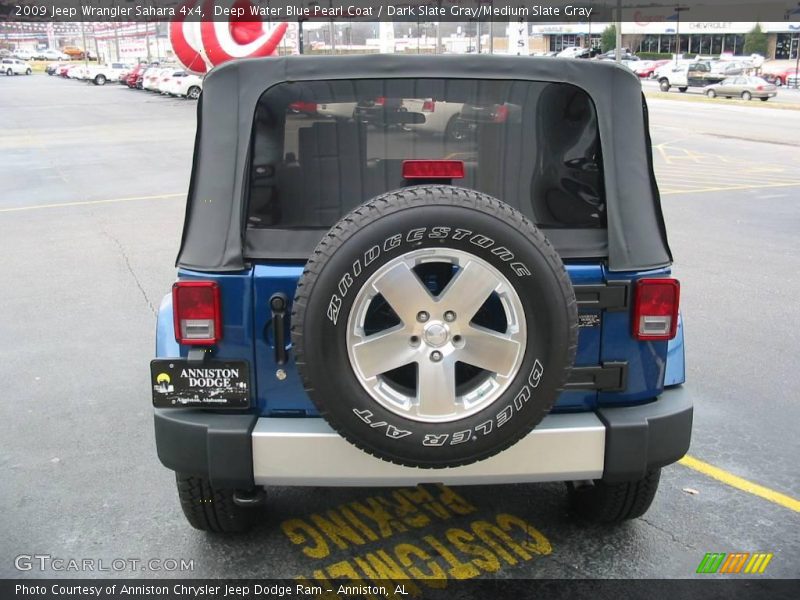 Deep Water Blue Pearl Coat / Dark Slate Gray/Medium Slate Gray 2009 Jeep Wrangler Sahara 4x4