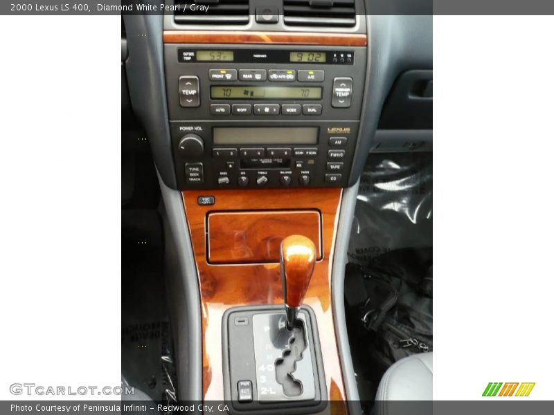 Diamond White Pearl / Gray 2000 Lexus LS 400