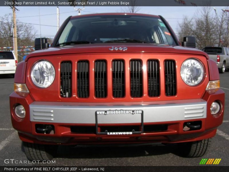 Sunburst Orange Pearl / Light Pebble Beige 2009 Jeep Patriot Limited 4x4