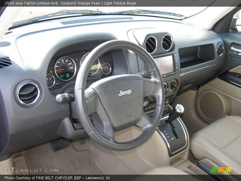 Sunburst Orange Pearl / Light Pebble Beige 2009 Jeep Patriot Limited 4x4