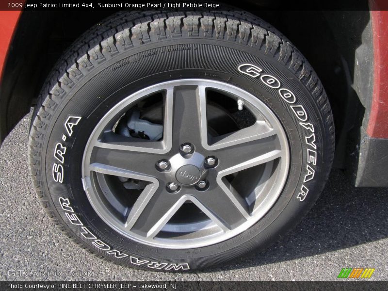 Sunburst Orange Pearl / Light Pebble Beige 2009 Jeep Patriot Limited 4x4