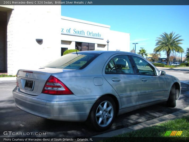 Brilliant Silver Metallic / Ash 2001 Mercedes-Benz C 320 Sedan