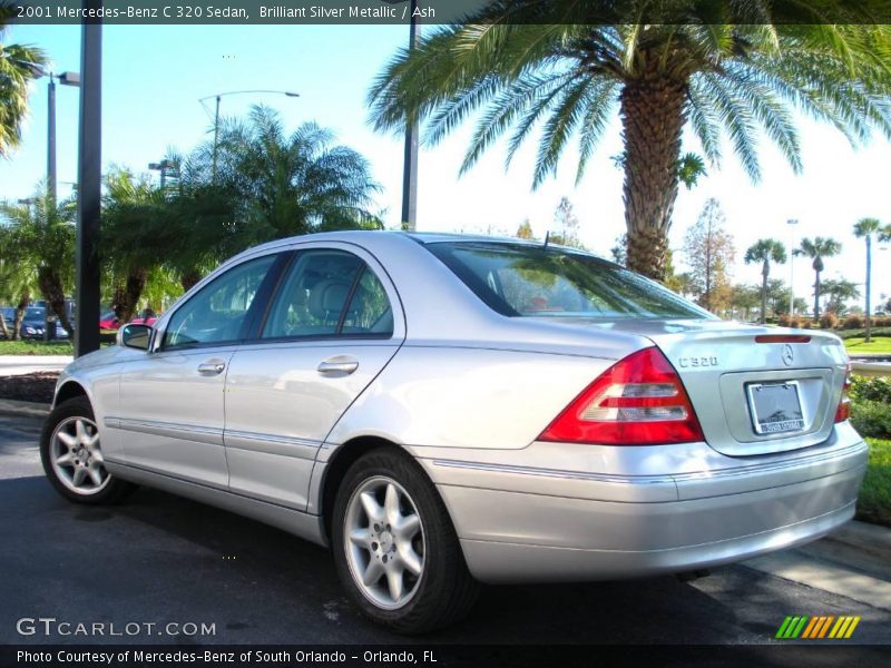 Brilliant Silver Metallic / Ash 2001 Mercedes-Benz C 320 Sedan