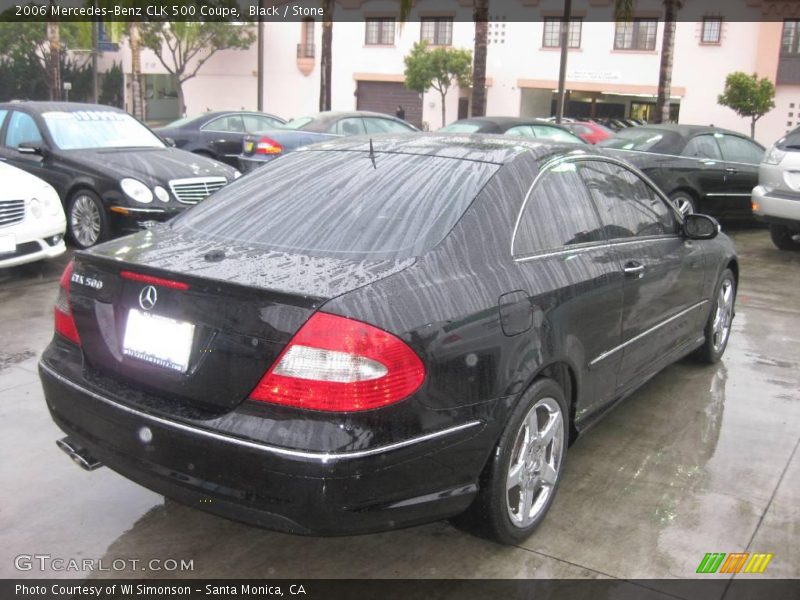 Black / Stone 2006 Mercedes-Benz CLK 500 Coupe