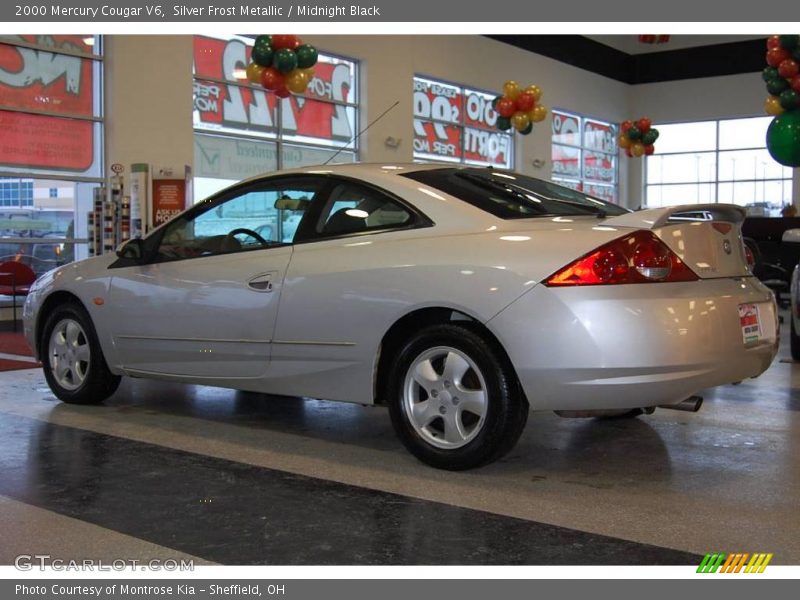 Silver Frost Metallic / Midnight Black 2000 Mercury Cougar V6