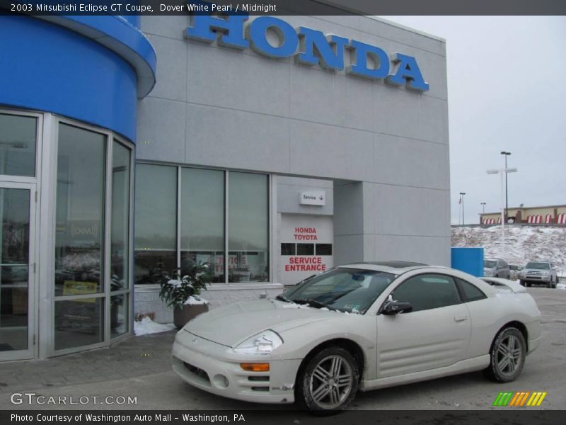 Dover White Pearl / Midnight 2003 Mitsubishi Eclipse GT Coupe