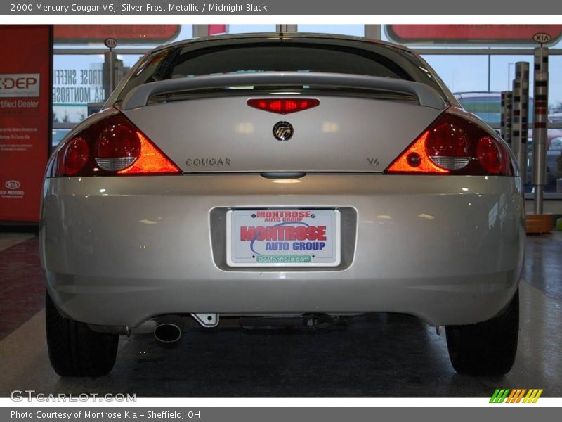 Silver Frost Metallic / Midnight Black 2000 Mercury Cougar V6