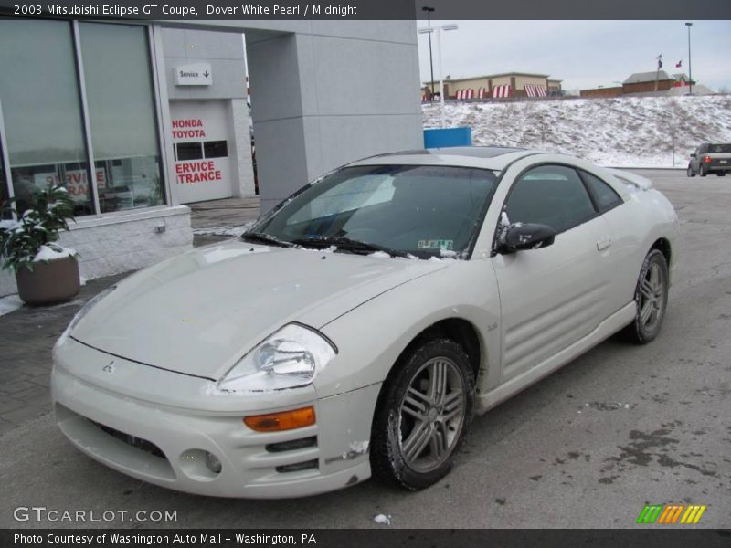 Dover White Pearl / Midnight 2003 Mitsubishi Eclipse GT Coupe