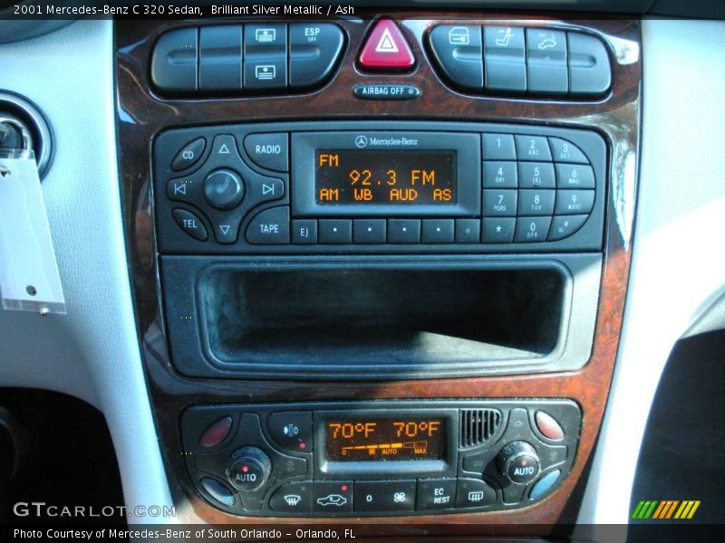 Brilliant Silver Metallic / Ash 2001 Mercedes-Benz C 320 Sedan