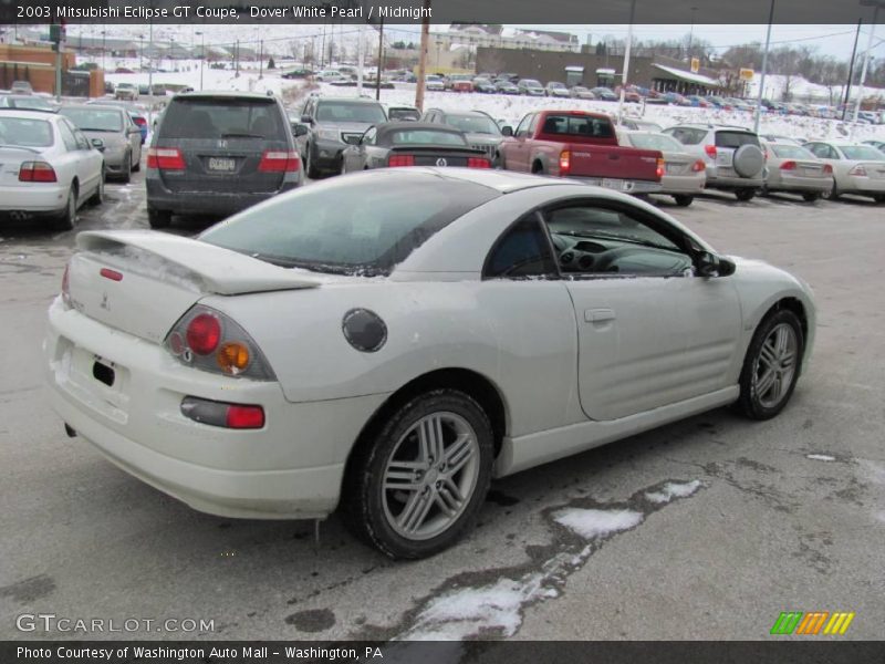 Dover White Pearl / Midnight 2003 Mitsubishi Eclipse GT Coupe