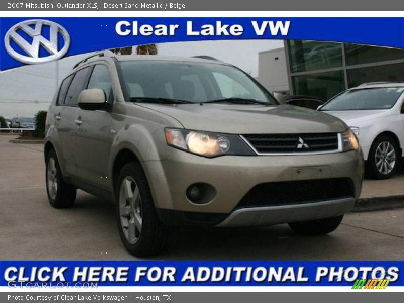 Desert Sand Metallic / Beige 2007 Mitsubishi Outlander XLS
