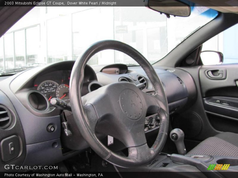 Dover White Pearl / Midnight 2003 Mitsubishi Eclipse GT Coupe