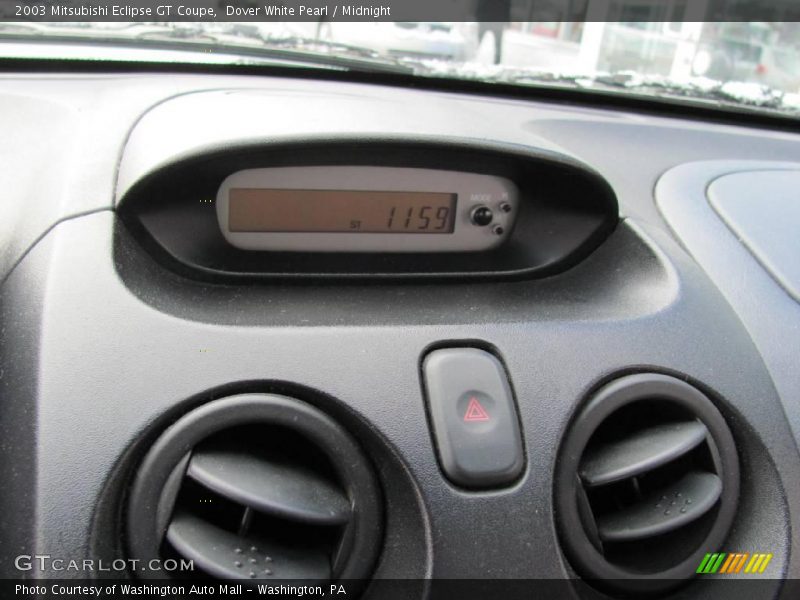 Dover White Pearl / Midnight 2003 Mitsubishi Eclipse GT Coupe