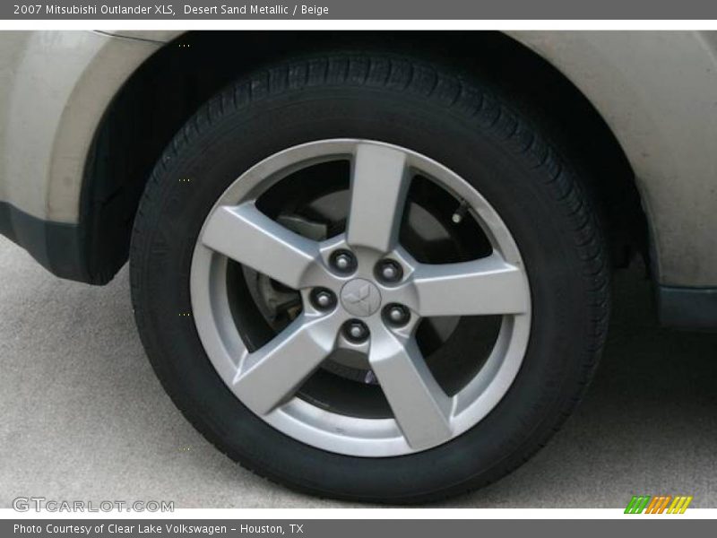 Desert Sand Metallic / Beige 2007 Mitsubishi Outlander XLS