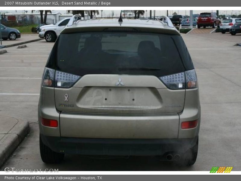Desert Sand Metallic / Beige 2007 Mitsubishi Outlander XLS