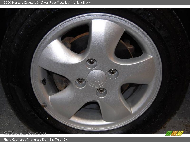 Silver Frost Metallic / Midnight Black 2000 Mercury Cougar V6