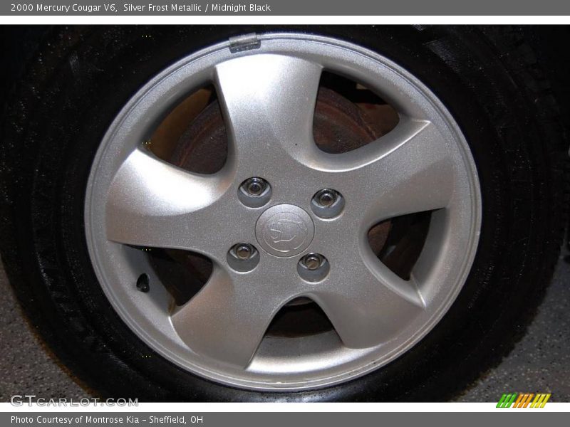 Silver Frost Metallic / Midnight Black 2000 Mercury Cougar V6