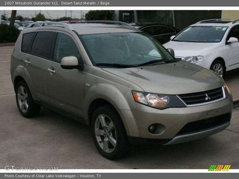 Desert Sand Metallic / Beige 2007 Mitsubishi Outlander XLS