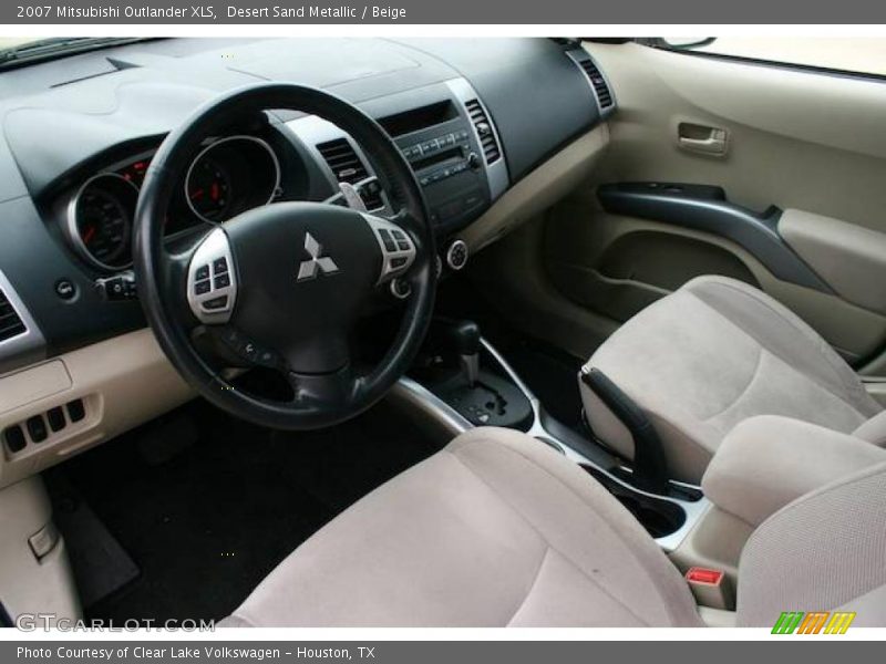 Desert Sand Metallic / Beige 2007 Mitsubishi Outlander XLS