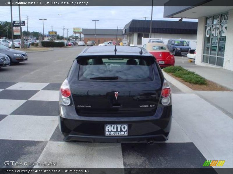Jet Black Metallic / Ebony 2009 Pontiac Vibe GT