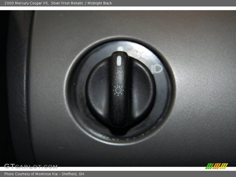 Silver Frost Metallic / Midnight Black 2000 Mercury Cougar V6