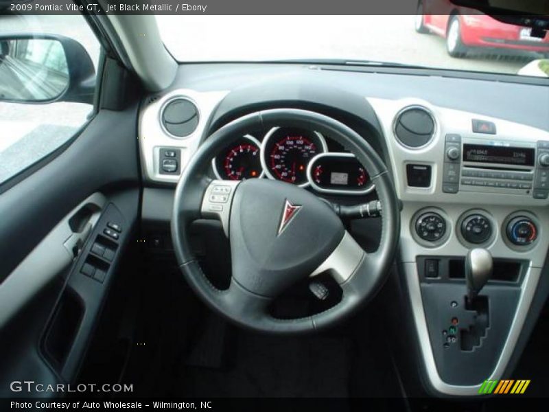 Jet Black Metallic / Ebony 2009 Pontiac Vibe GT
