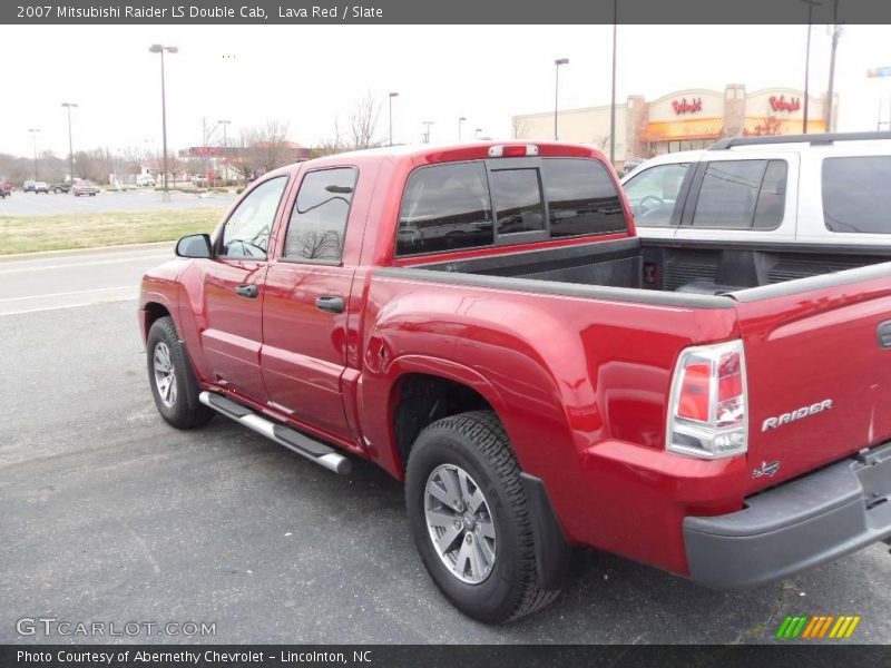 Lava Red / Slate 2007 Mitsubishi Raider LS Double Cab