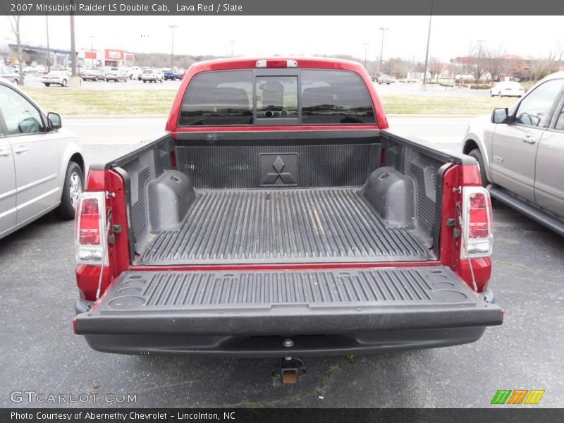 Lava Red / Slate 2007 Mitsubishi Raider LS Double Cab