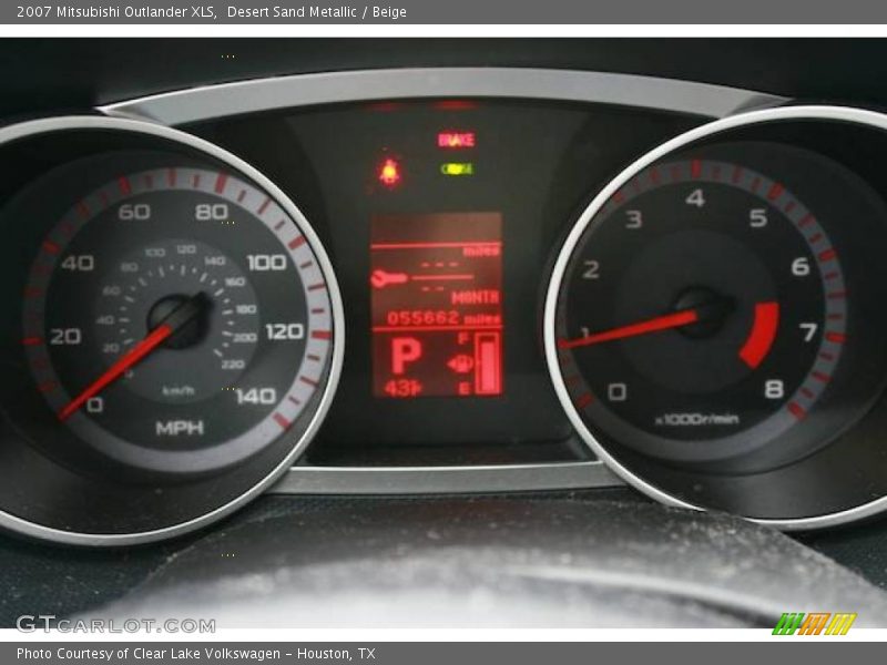 Desert Sand Metallic / Beige 2007 Mitsubishi Outlander XLS