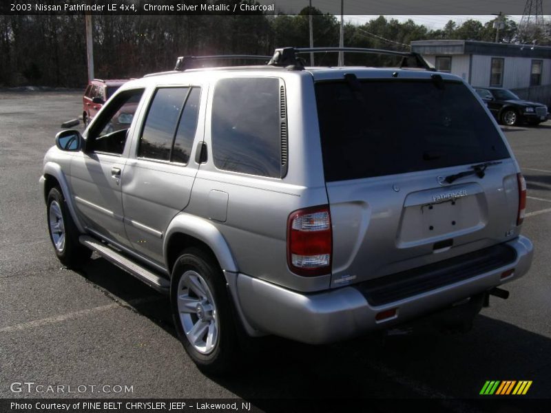 Chrome Silver Metallic / Charcoal 2003 Nissan Pathfinder LE 4x4