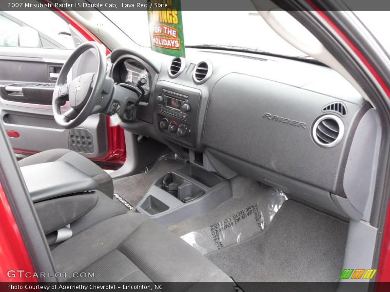 Lava Red / Slate 2007 Mitsubishi Raider LS Double Cab