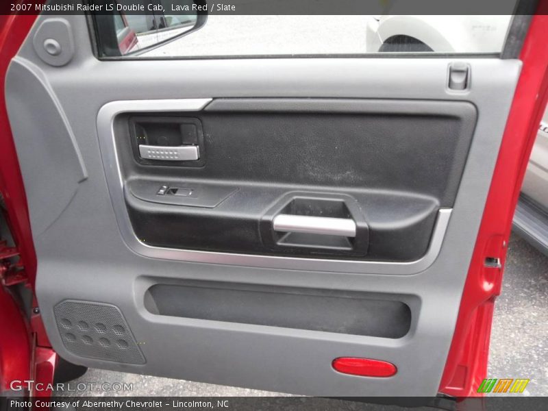 Lava Red / Slate 2007 Mitsubishi Raider LS Double Cab