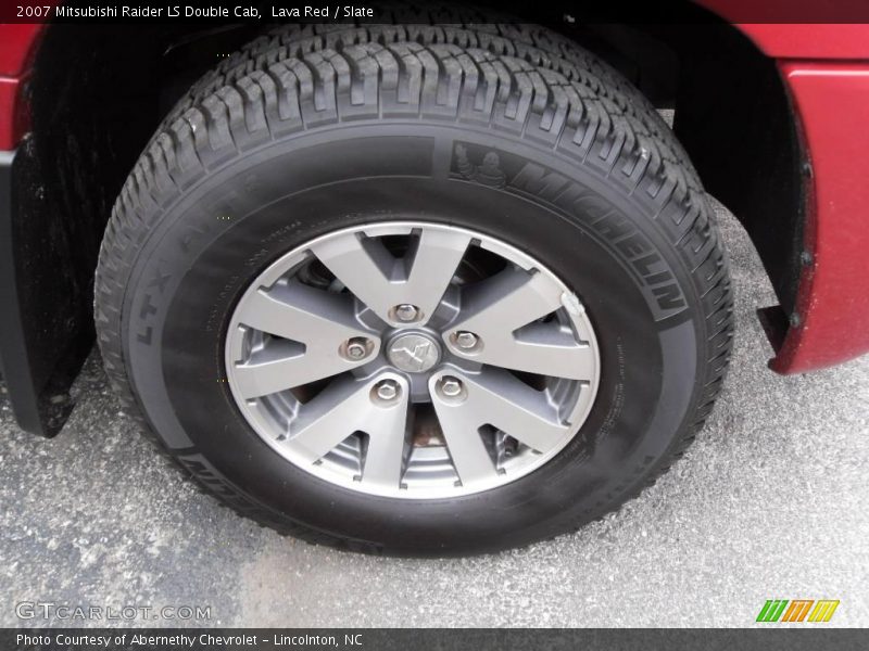 Lava Red / Slate 2007 Mitsubishi Raider LS Double Cab