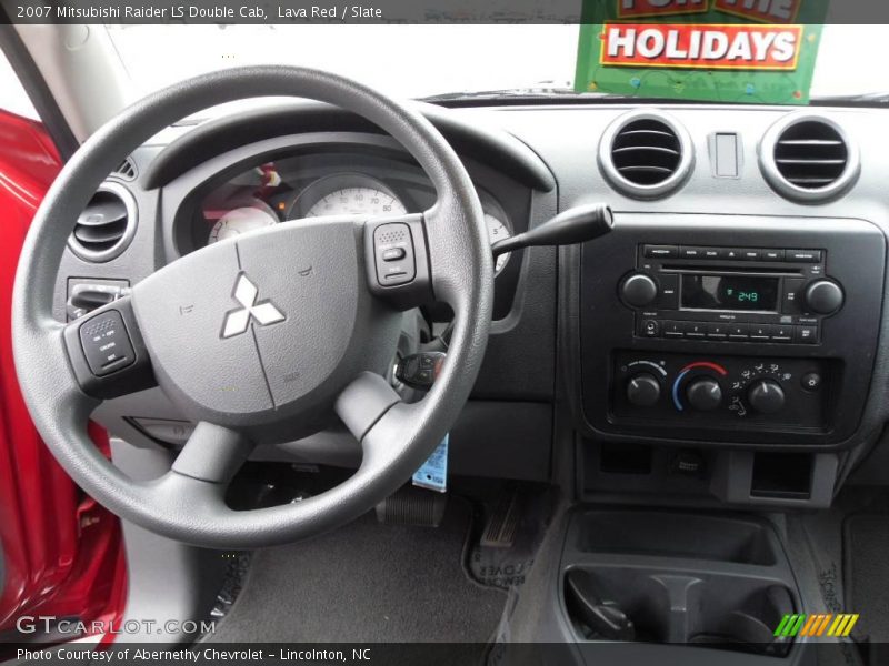 Lava Red / Slate 2007 Mitsubishi Raider LS Double Cab