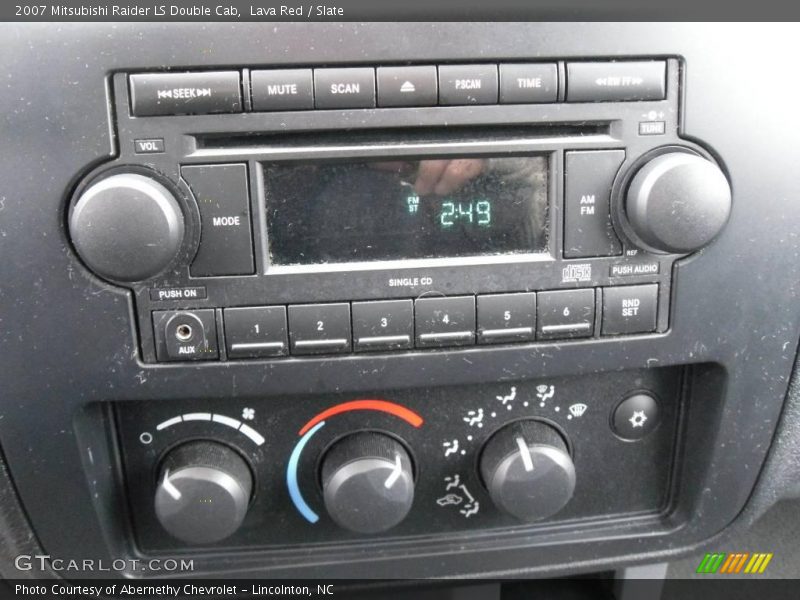 Lava Red / Slate 2007 Mitsubishi Raider LS Double Cab