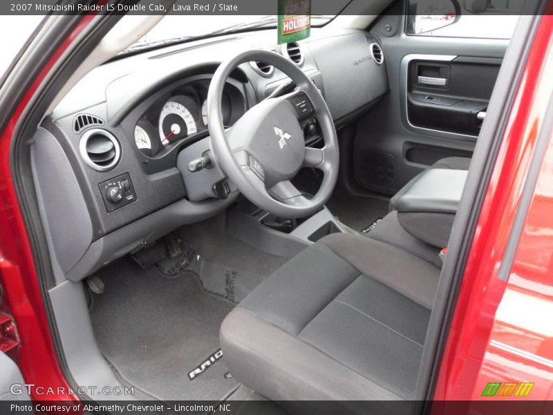 Lava Red / Slate 2007 Mitsubishi Raider LS Double Cab