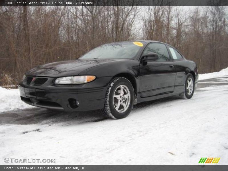 Black / Graphite 2000 Pontiac Grand Prix GT Coupe