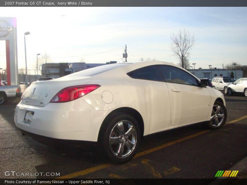 Ivory White / Ebony 2007 Pontiac G6 GT Coupe