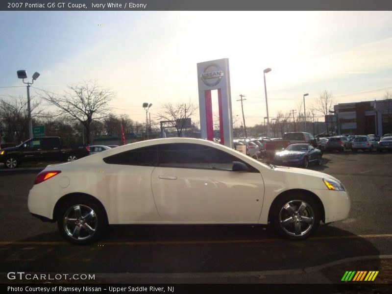 Ivory White / Ebony 2007 Pontiac G6 GT Coupe