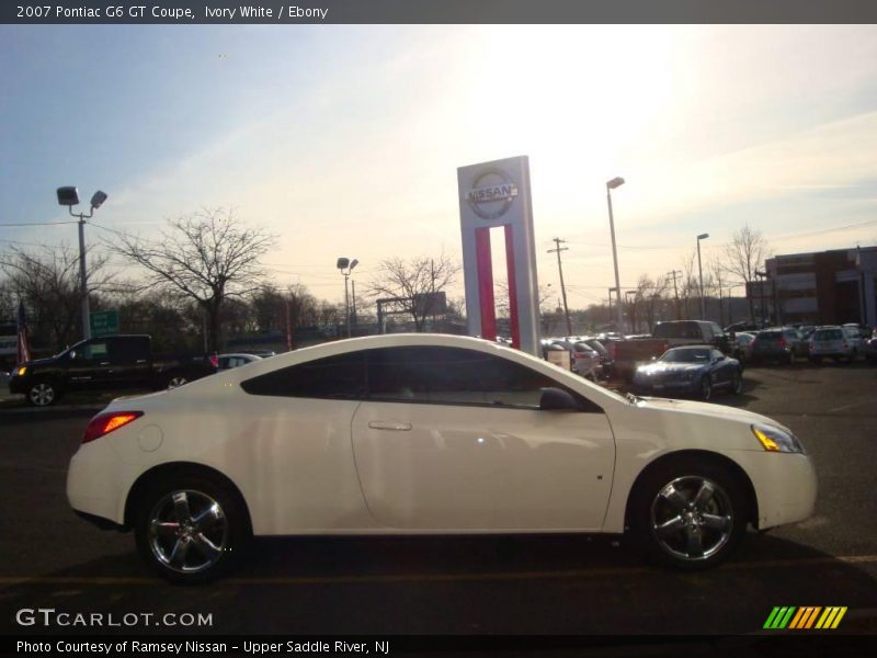 Ivory White / Ebony 2007 Pontiac G6 GT Coupe