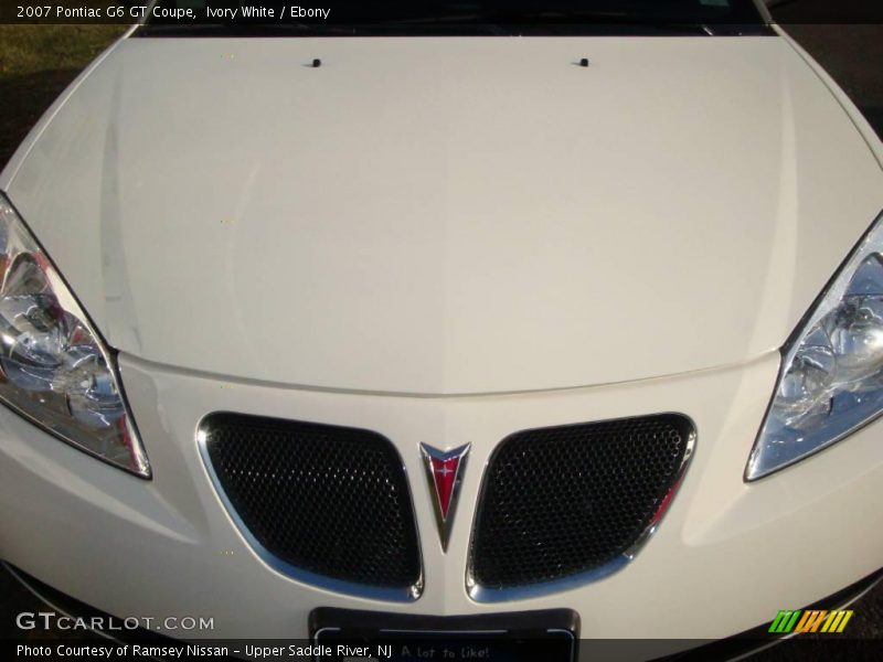 Ivory White / Ebony 2007 Pontiac G6 GT Coupe