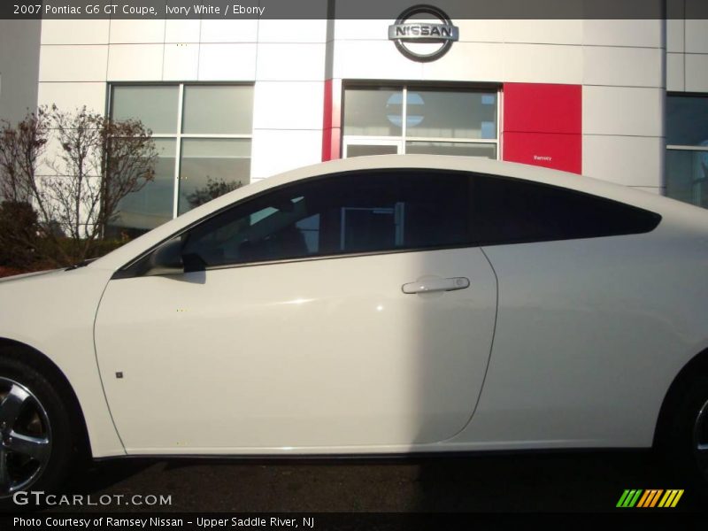 Ivory White / Ebony 2007 Pontiac G6 GT Coupe