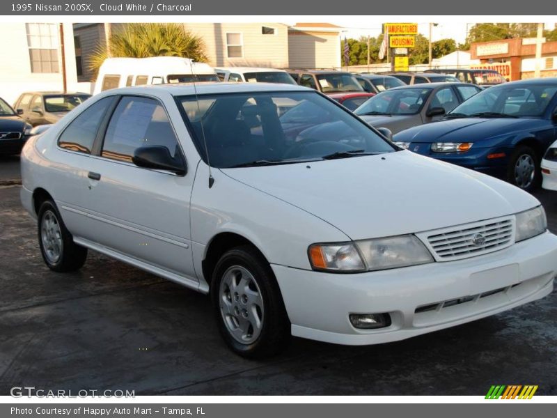 Cloud White / Charcoal 1995 Nissan 200SX