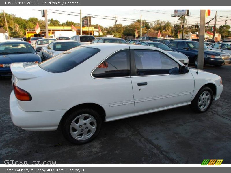 Cloud White / Charcoal 1995 Nissan 200SX