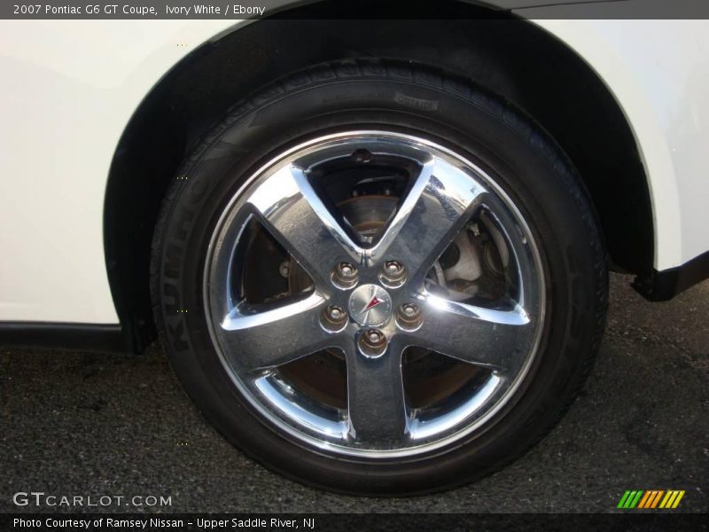 Ivory White / Ebony 2007 Pontiac G6 GT Coupe