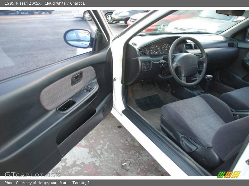 Cloud White / Charcoal 1995 Nissan 200SX