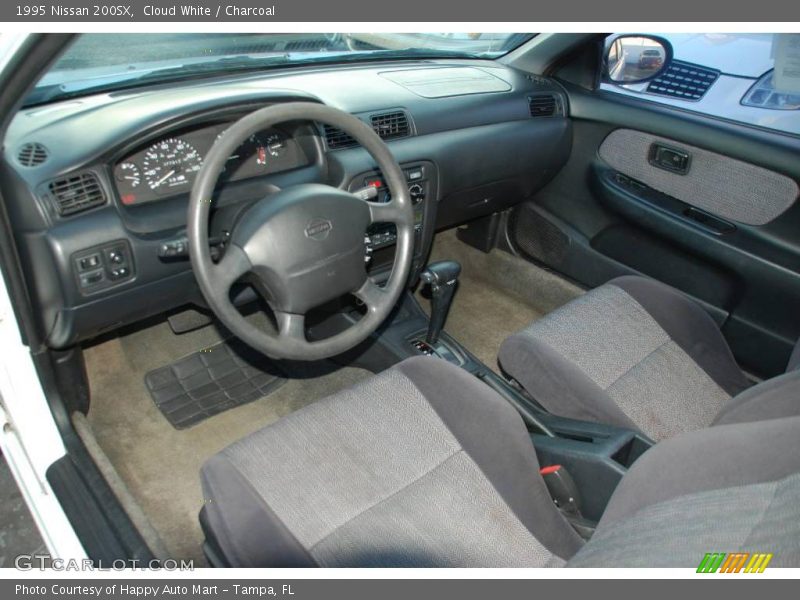 Cloud White / Charcoal 1995 Nissan 200SX