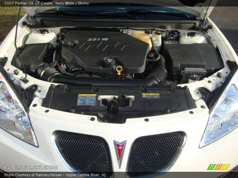 Ivory White / Ebony 2007 Pontiac G6 GT Coupe